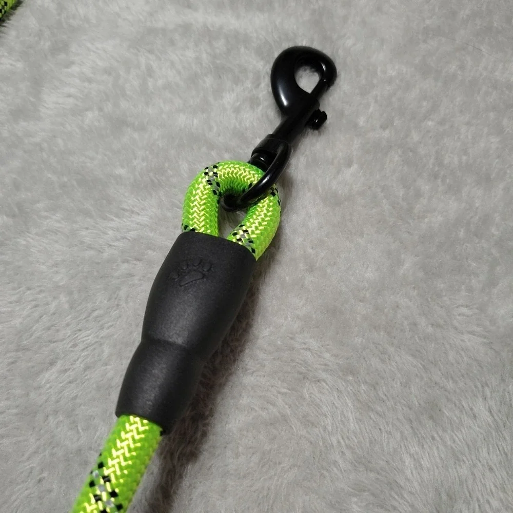 Panykoo Strong Pet Dog Leash 6 Foot Reflective Green‎ New Comfort Sturdy